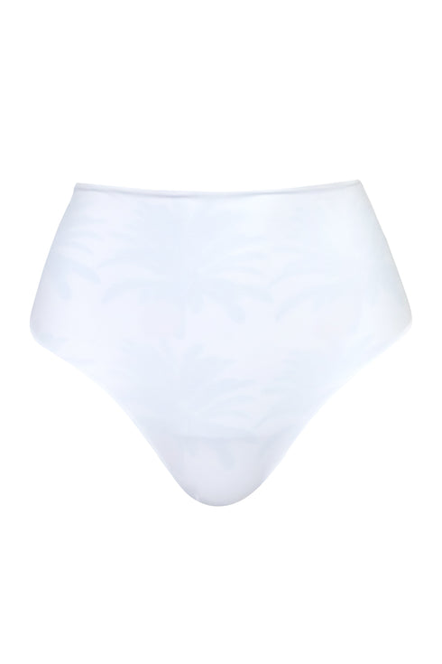 Niche Vintage Bottom / White Blue Palms - Ivory